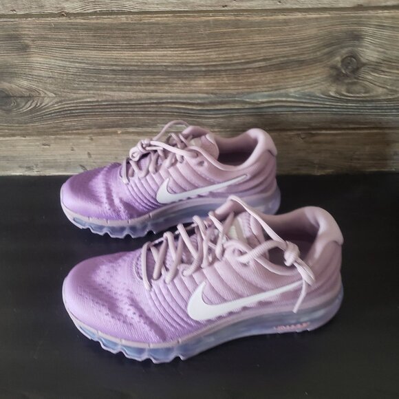 New Nike Air Max Purple Ombre Sneakers Womens 7.5 Lightweight Flymesh Supportive - Picture 6 of 9